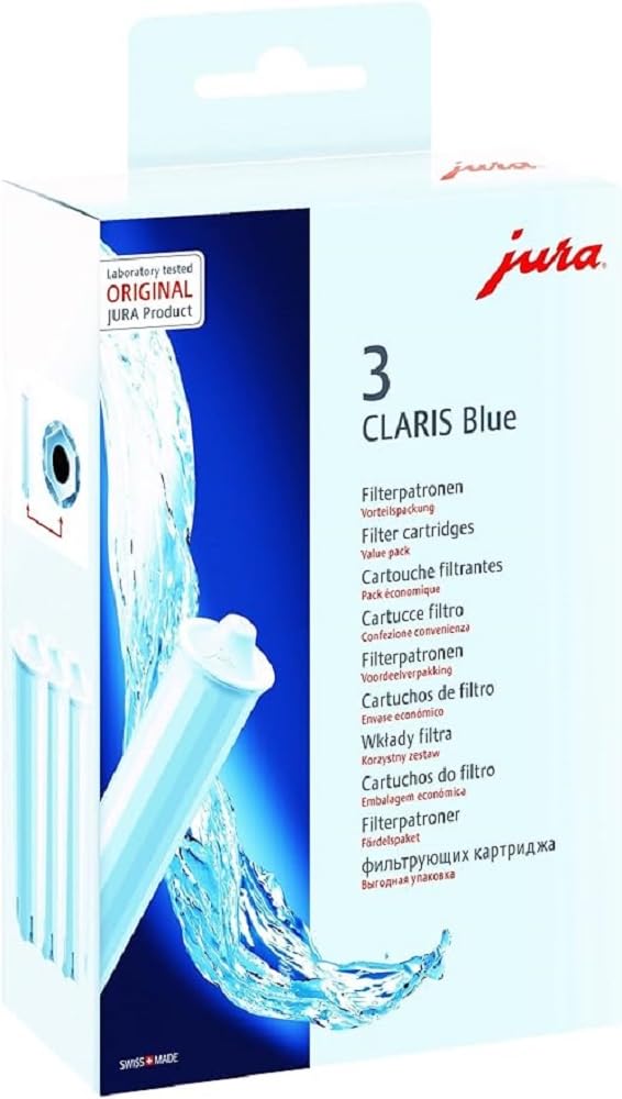Jura 71312 Claris Water Filter  Pack of 3  Blue - Image 1
